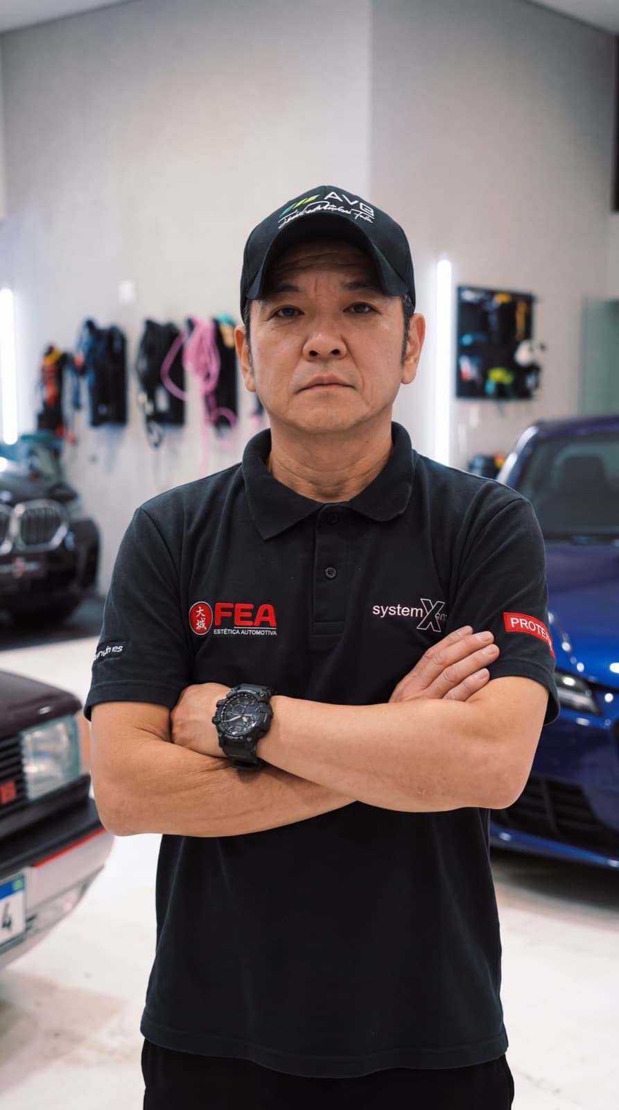 Fernando Oshiro, responsável pela FEA Estética Automotiva